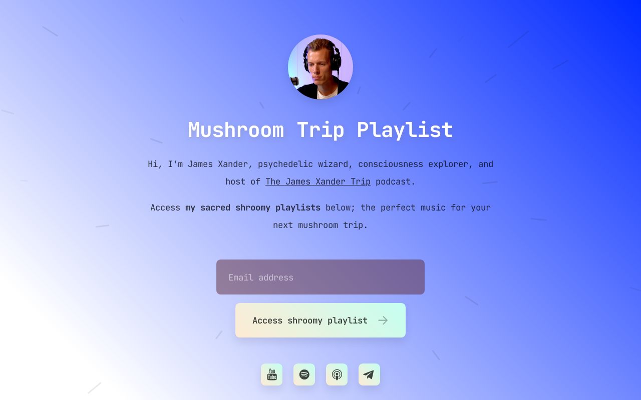 mushroom trip playlist apple music